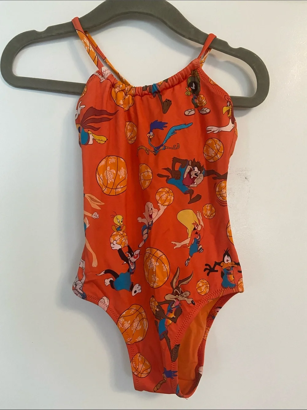 Vilebrequin Orange Looney Tunes Kids One-Piece Swimsuit